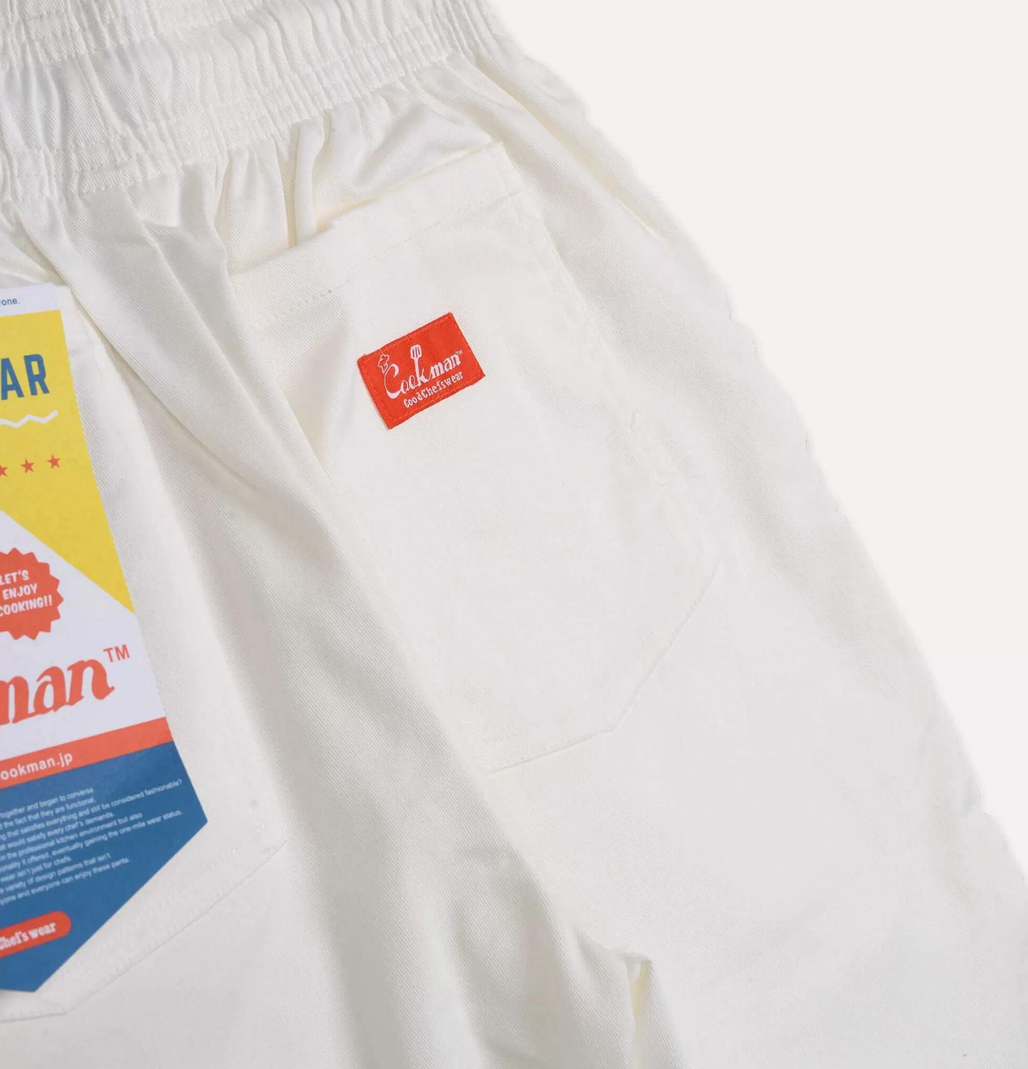 COOKMAN Pantalones de Chef Profesionales - Antiadherentes y Ligeros para Cocinas Intensas (Color Blanco)
