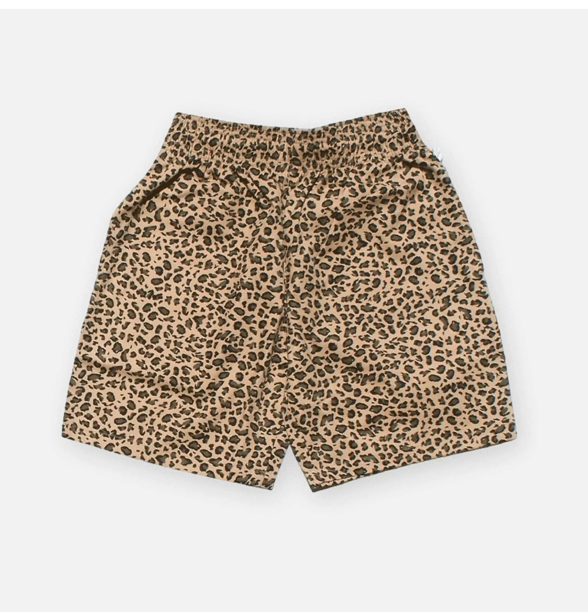 COOKMANN - Pantalones Cortos Profesionales para Chef con Estampado Leopardo | Diseño Ergonómico y Resistentes al Calor | Talles de Cocina Duraderos y Cómodos