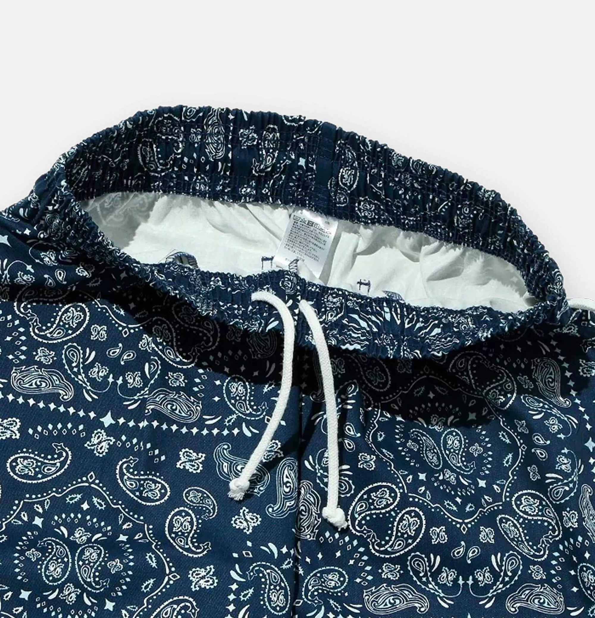 Bermuda de Cocina Estampado Paisley en Azul Marino - COOKMAN Professional Series