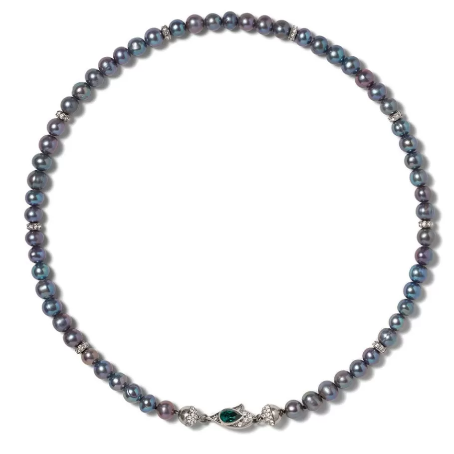 The Met Store Jewelry Sets*Chelsea Peacock Pearl Necklace and Drop Earrings Set