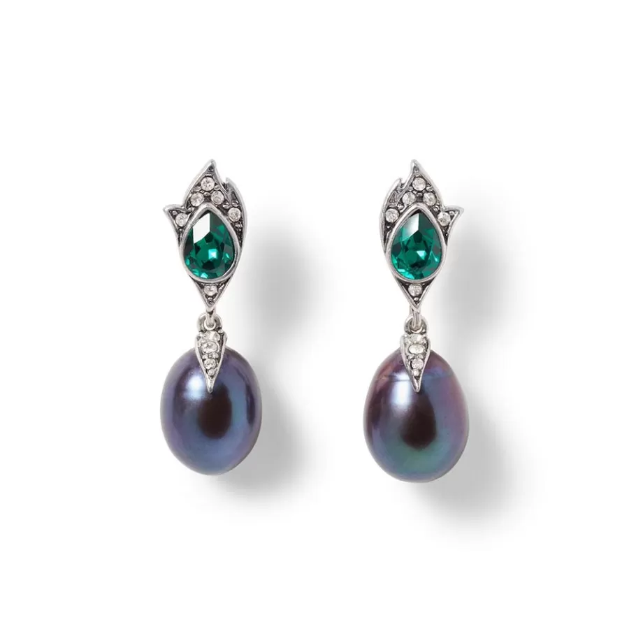 The Met Store Jewelry Sets*Chelsea Peacock Pearl Necklace and Drop Earrings Set
