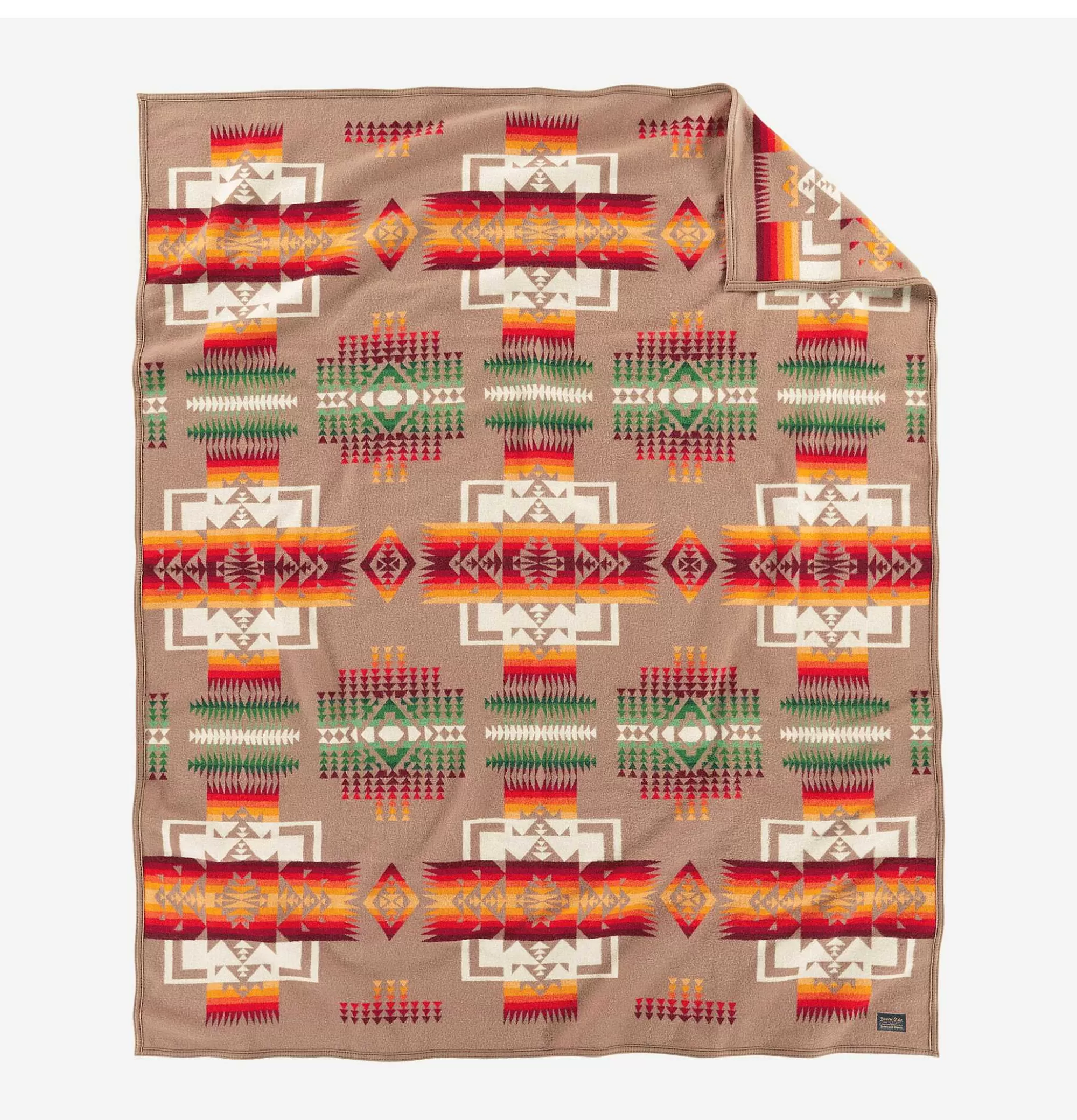 PENDLETON Bata Artesanal Chief Joseph en Caqui - Diseño Tradicional y Confort Hogareño

(：^，，，)