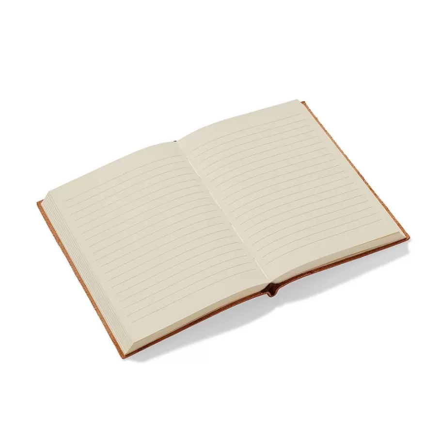 Cuaderno Artesanal de Piel con Emblema del Tigre Imperial - The Met Store Diarios y Libretas Premium, Diseño Tradicional Chino en Cuero Grabado