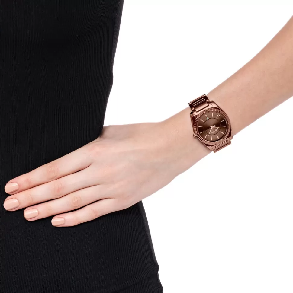 Pulsera Reloj Cronos Tales Folli Follie - Diseño Colorido con Caja Grande para Mujer, Elegancia Moderna y Estilo Único