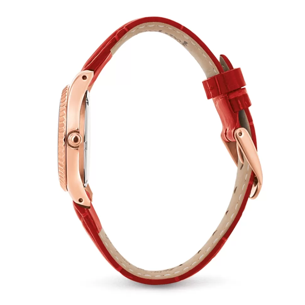 Reloj Femenino Folli Follie Chronos Tales - Correa de Piel Suave con Esfera Compacta y Diseño Elegante