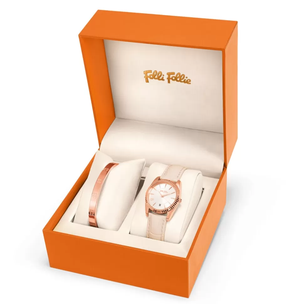 Reloj de Cuero para Mujer - Colección Chronos Tales con Diseño Compacto y Correa Elegante (Set Exclusivo)