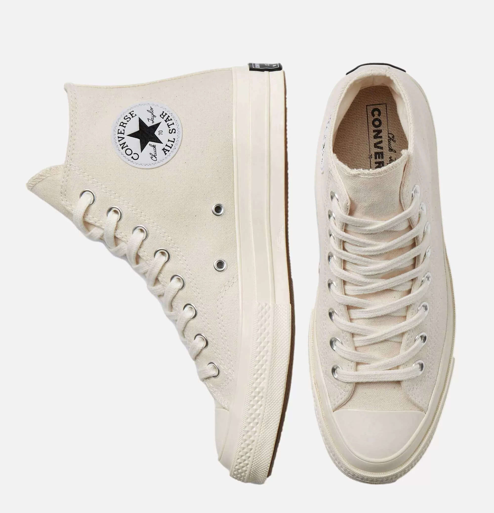 Zapatillas Converse Chuck 70 Altas en Tono Natural - Estilo Urbano para Mujer