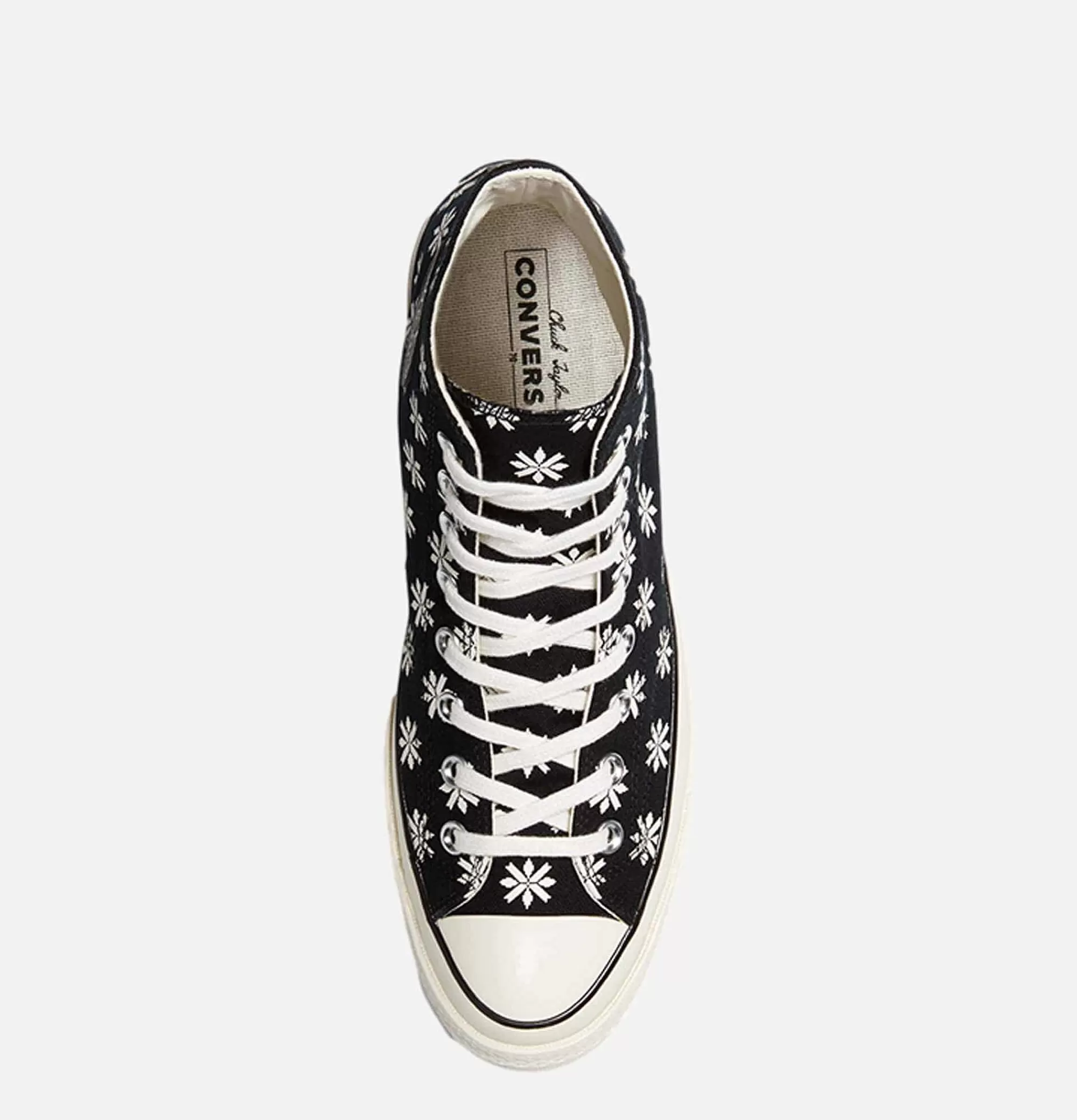 Zapatillas Converse Chuck 70 Urbanas - Caña Alta con Estampado Floral Negro para Mujer - Edición Especial Primavera