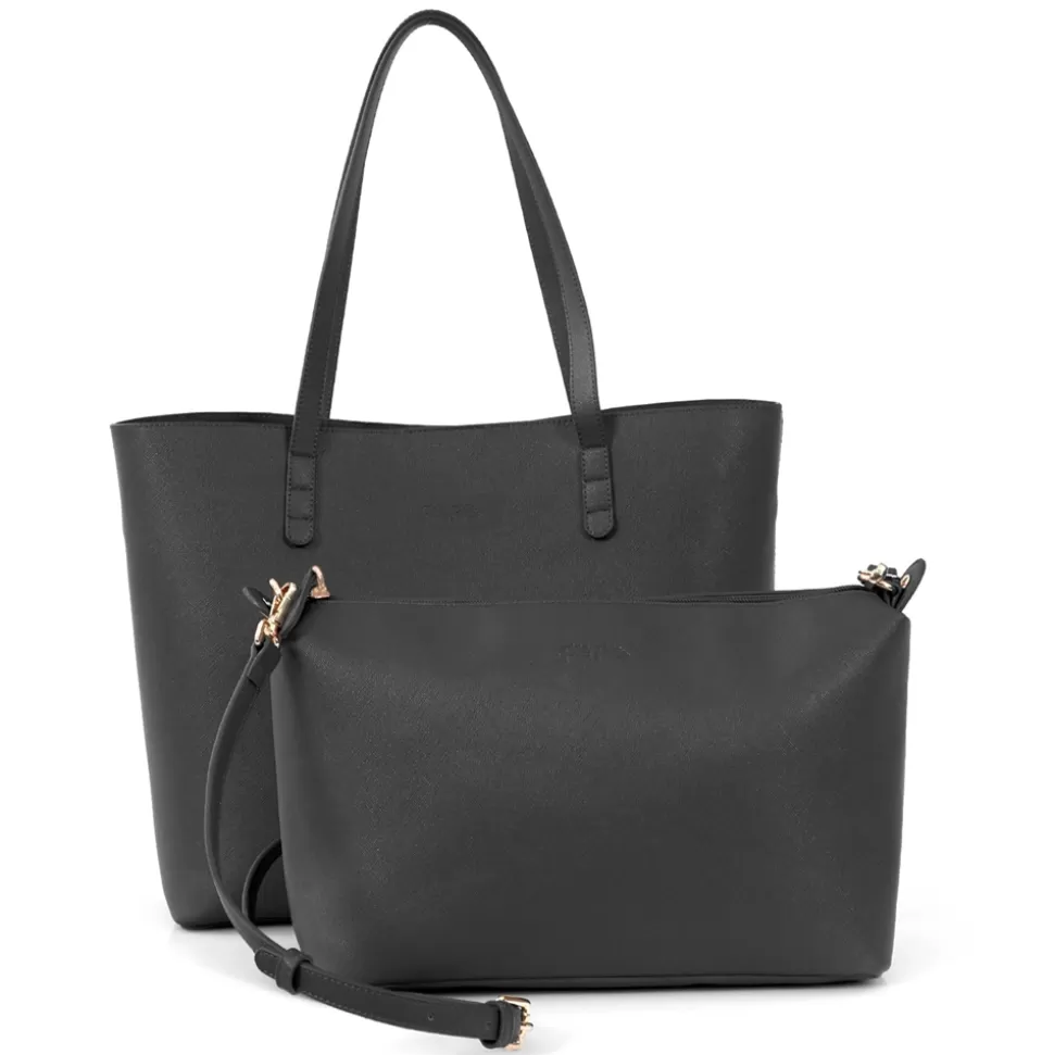 Bolso Tote Folli Follie Mujer: Diseño Urbano con Cartera y Bolsillo Interior - ¡Práctica y Moderna!