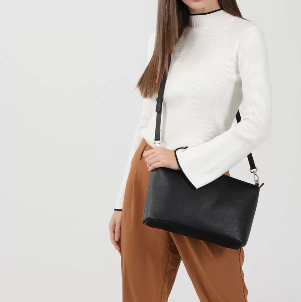 Folli Follie Bolso Bandolera Mujer - Estilo Urbano con Monedero y Organizador Interior