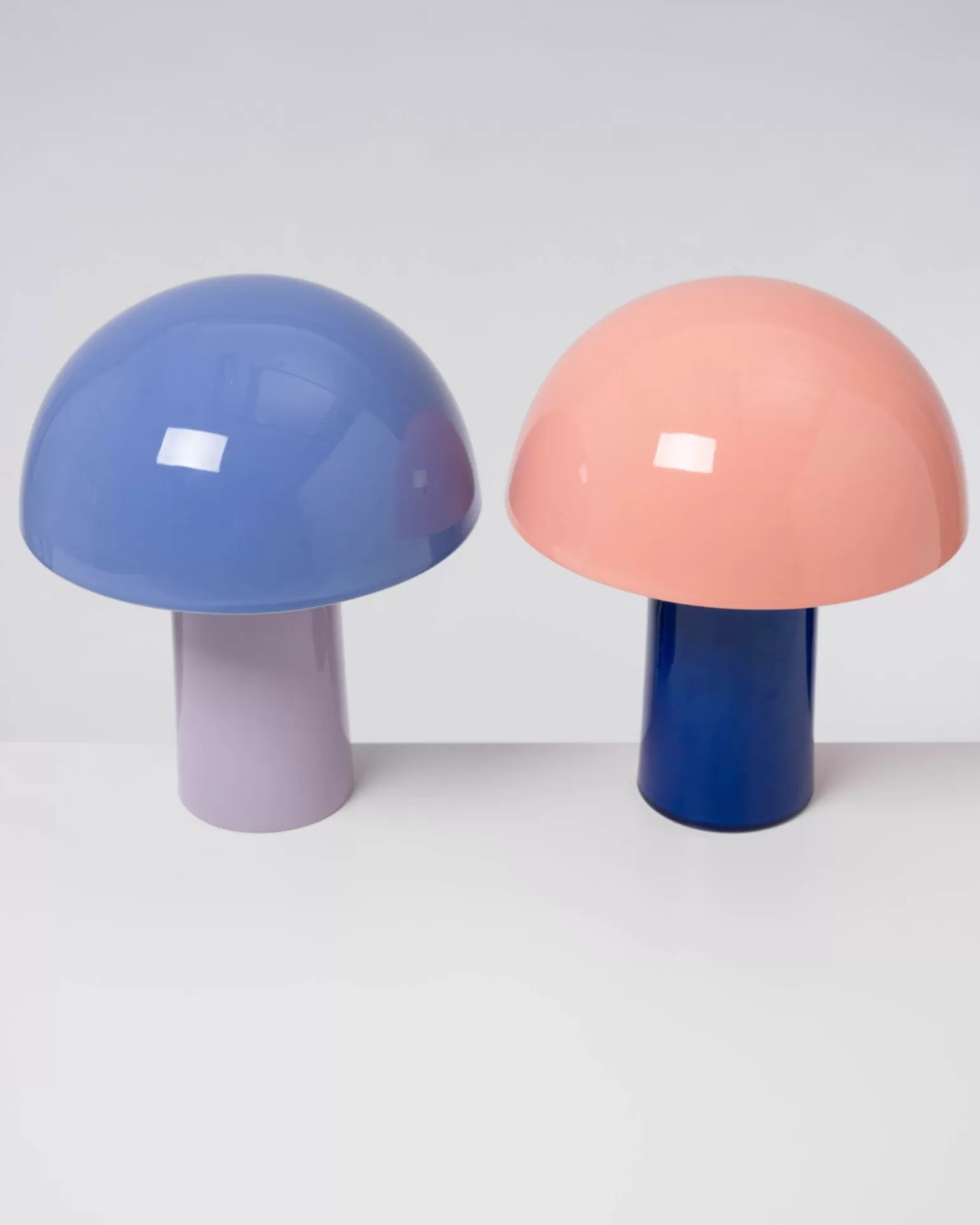 Lámpara Cerámica Artesanal Miio Motel - Diseño Champiñón en Tono Lavanda | Oferta Exclusiva