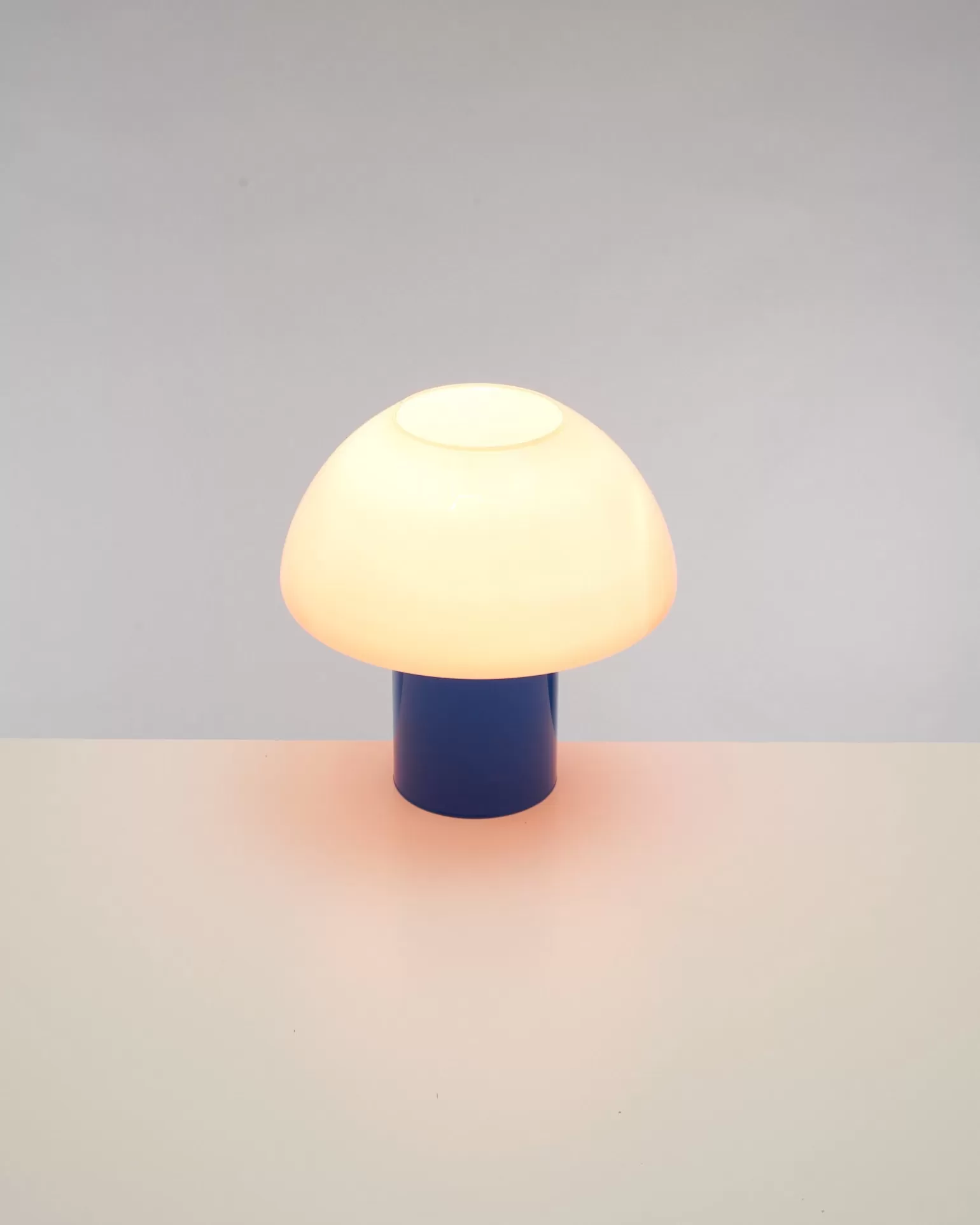 Lámpara de Cristal Moderna en Rosa y Azul | Oferta Exclusiva para Decoración de Interiores - Modelo Cogumelo Miio