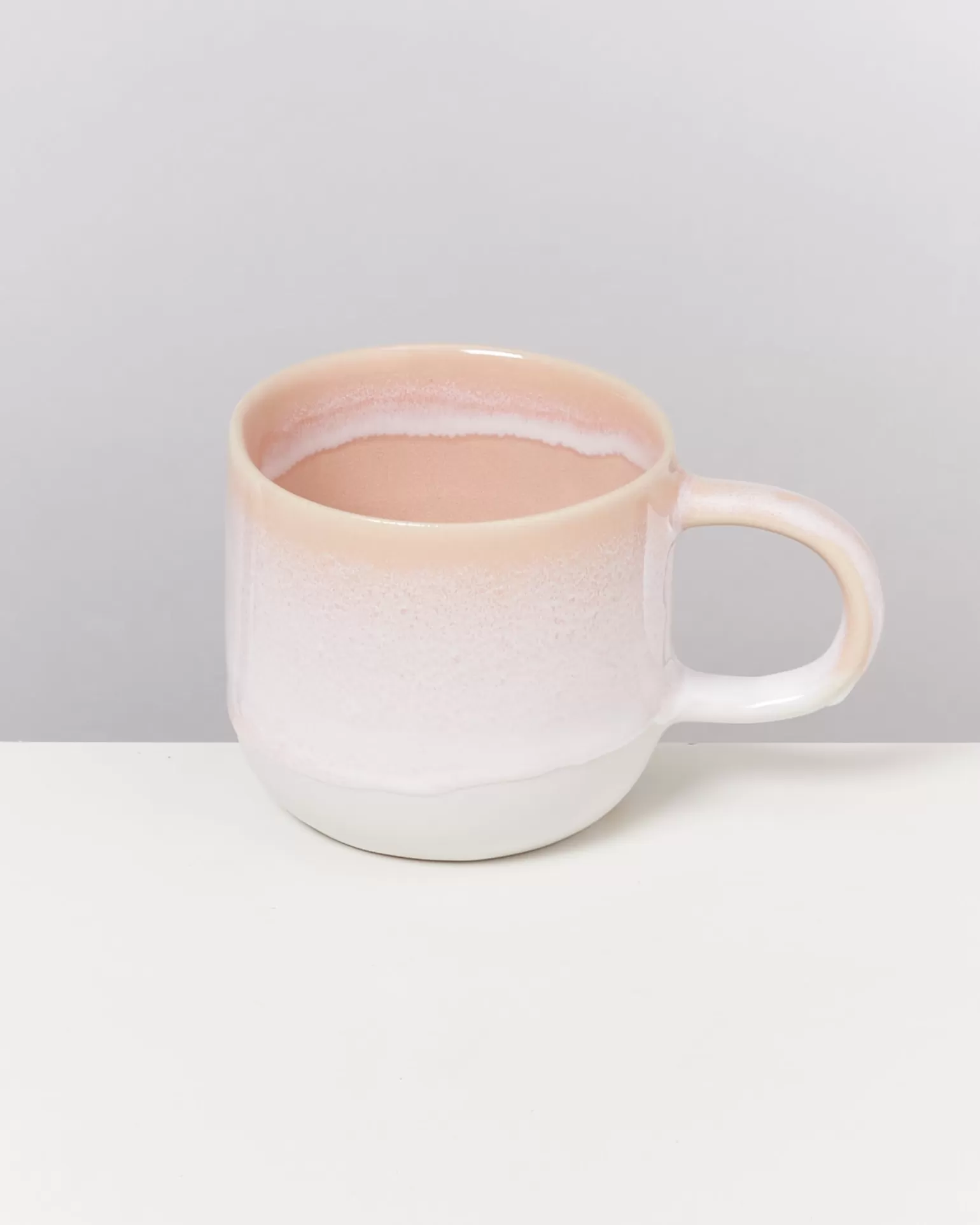 Juego de 4 Tazas XL Motel a Miio Coimbra - Diseño en Melocotón, Tamaño Generoso para Hogar