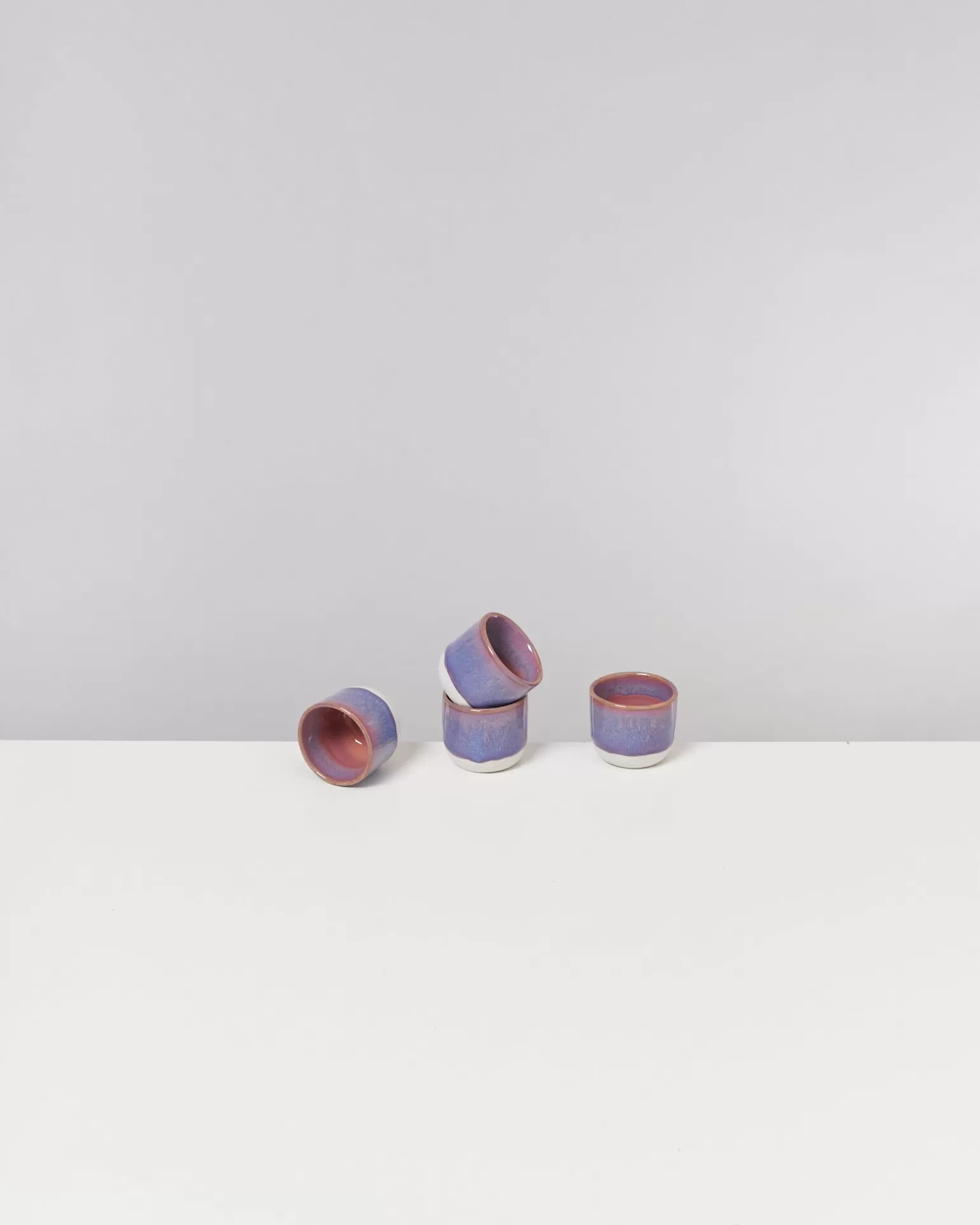 Taza espresso premium Miio Coimbra - diseño en tonos suaves de lila y rosa, edición especial para amantes del café