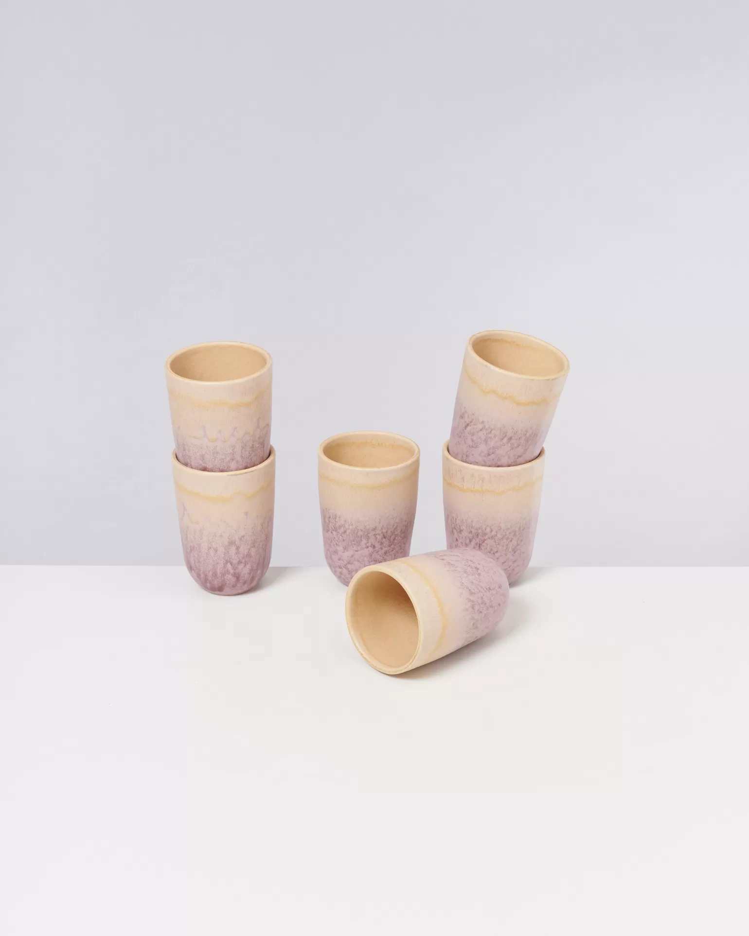 Taza Grande Miio Copa Alto en Rosa Pastel - Colección Estilo Fashion Motel
