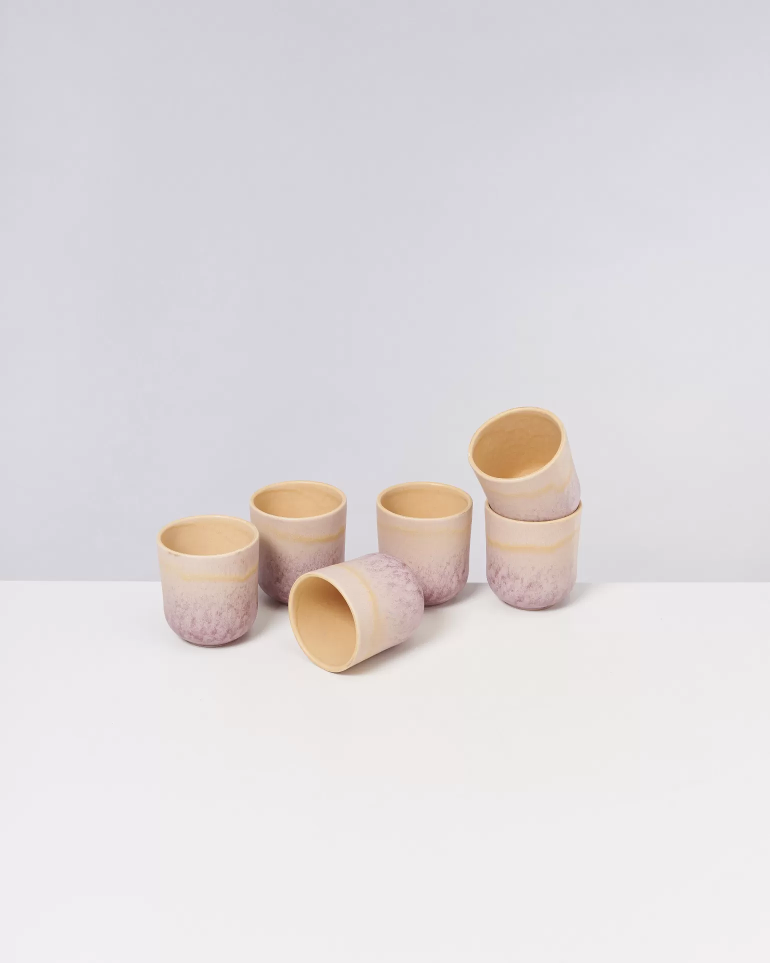 Motel Económico - Taza Pequeña Rosa Pastel | Copa Alto Miio - Diseño Minimalista