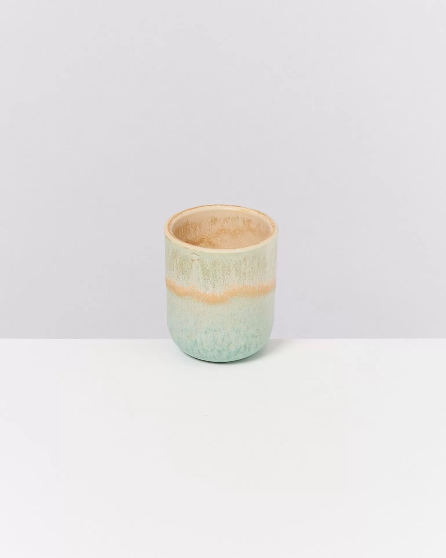 Tazas para espresso Copa Alto - Juego de 4 unidades en tono menta pastel - Colección Miio by Online Motel