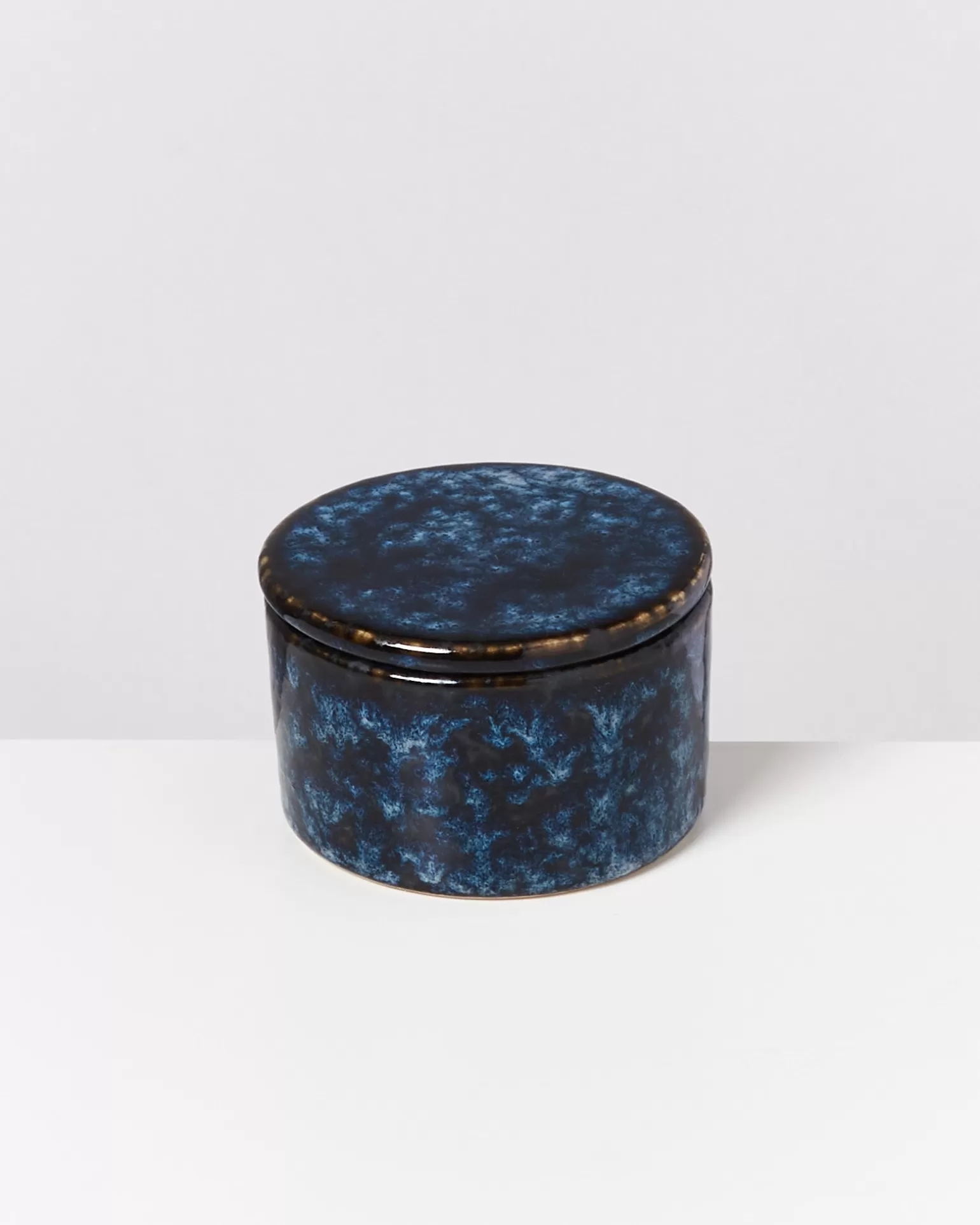 Tazón Hot Motel Miio Cordoama con Tapa - Modelo S en Azul Marino y Celeste