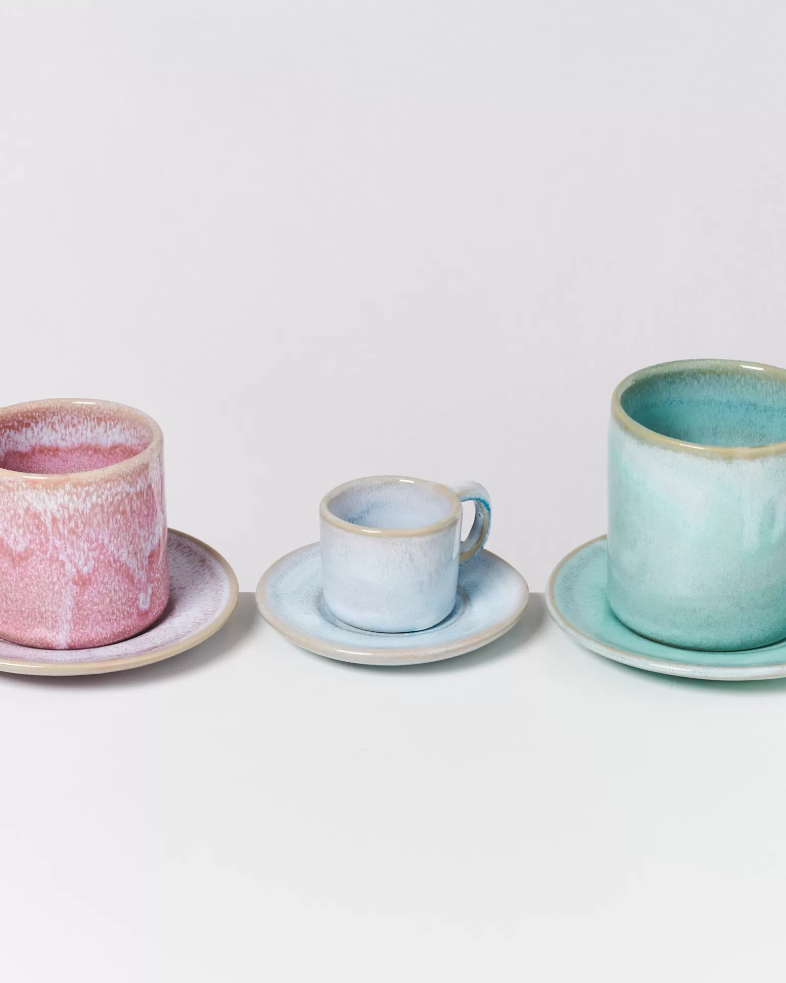 Oferta Relámpago: Juego de Platillos para Espresso Azul Cielo - Colección Motel Miio Cordoama