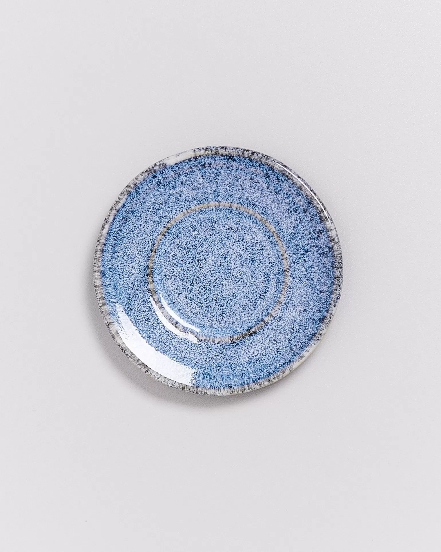 Oferta: Juego de Platillos para Café Miio Cordoama - Azul Jaspeado, Diseño Rústico y Duradero