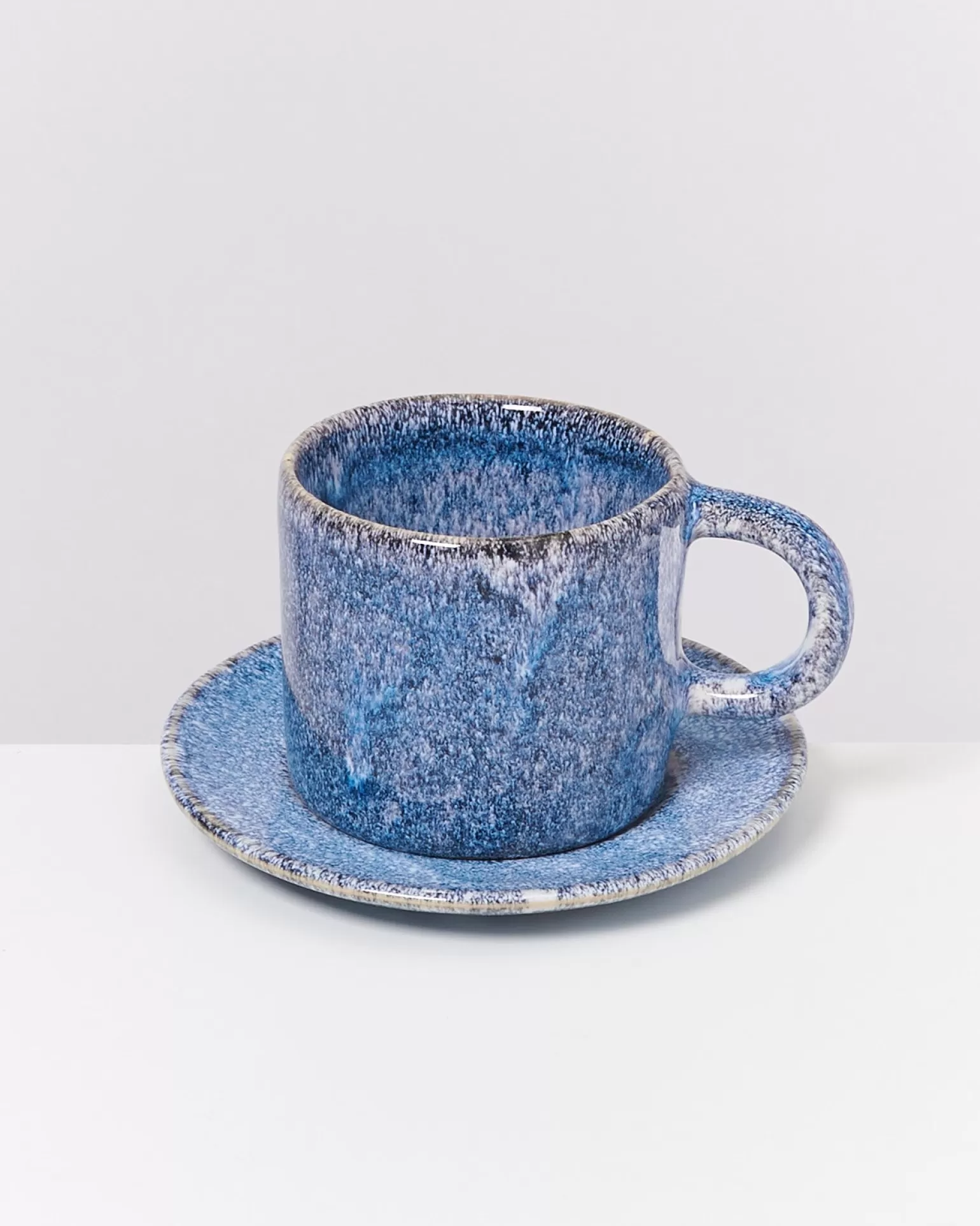 Motel de Moda by Miio Cordoama - Azul Nebuloso con Diseño Jaspeado en Tonos Cielo
