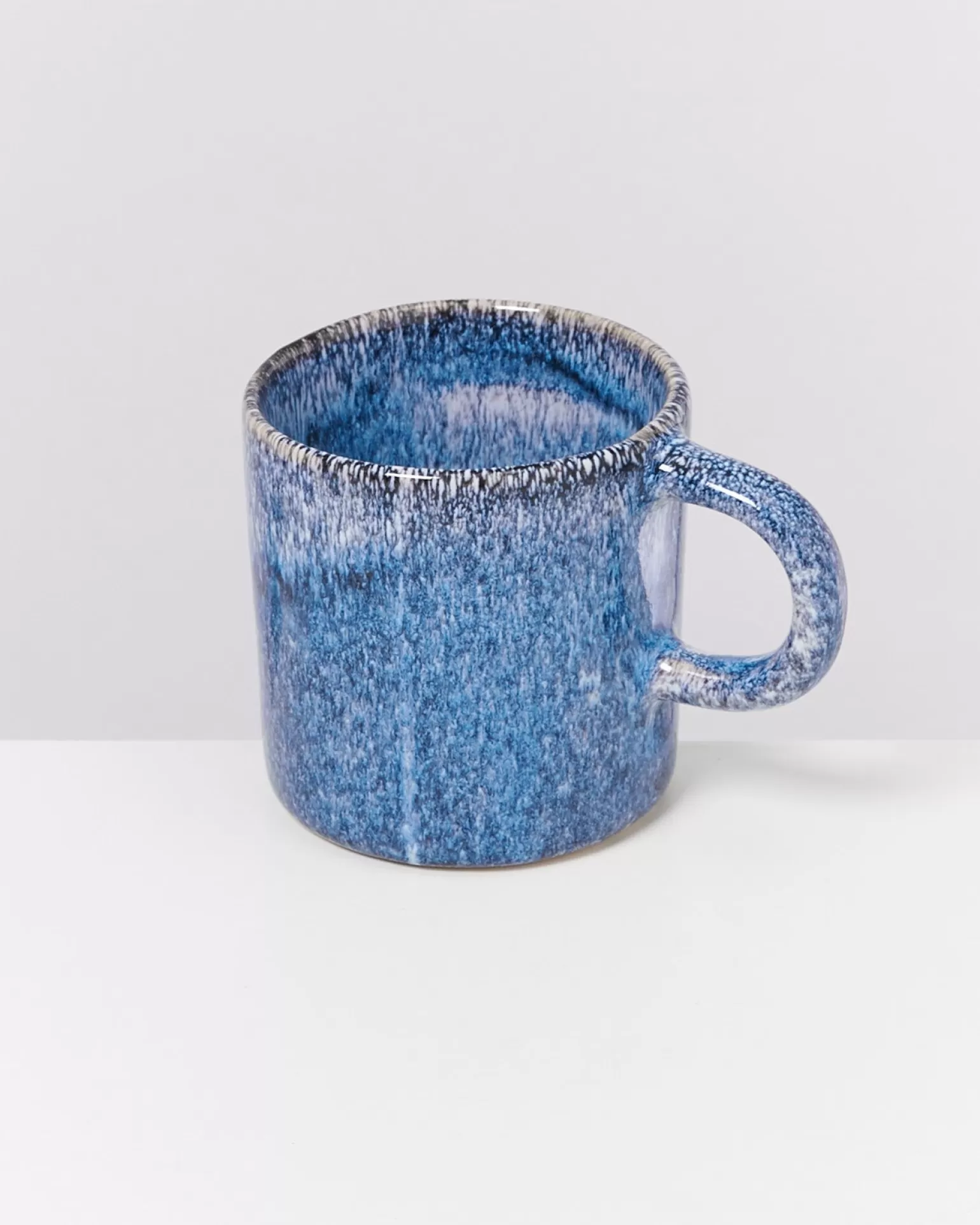 Juego de 4 Tazas Grandes Azul Jaspeado | Colección Motel Online Miio Cordoama