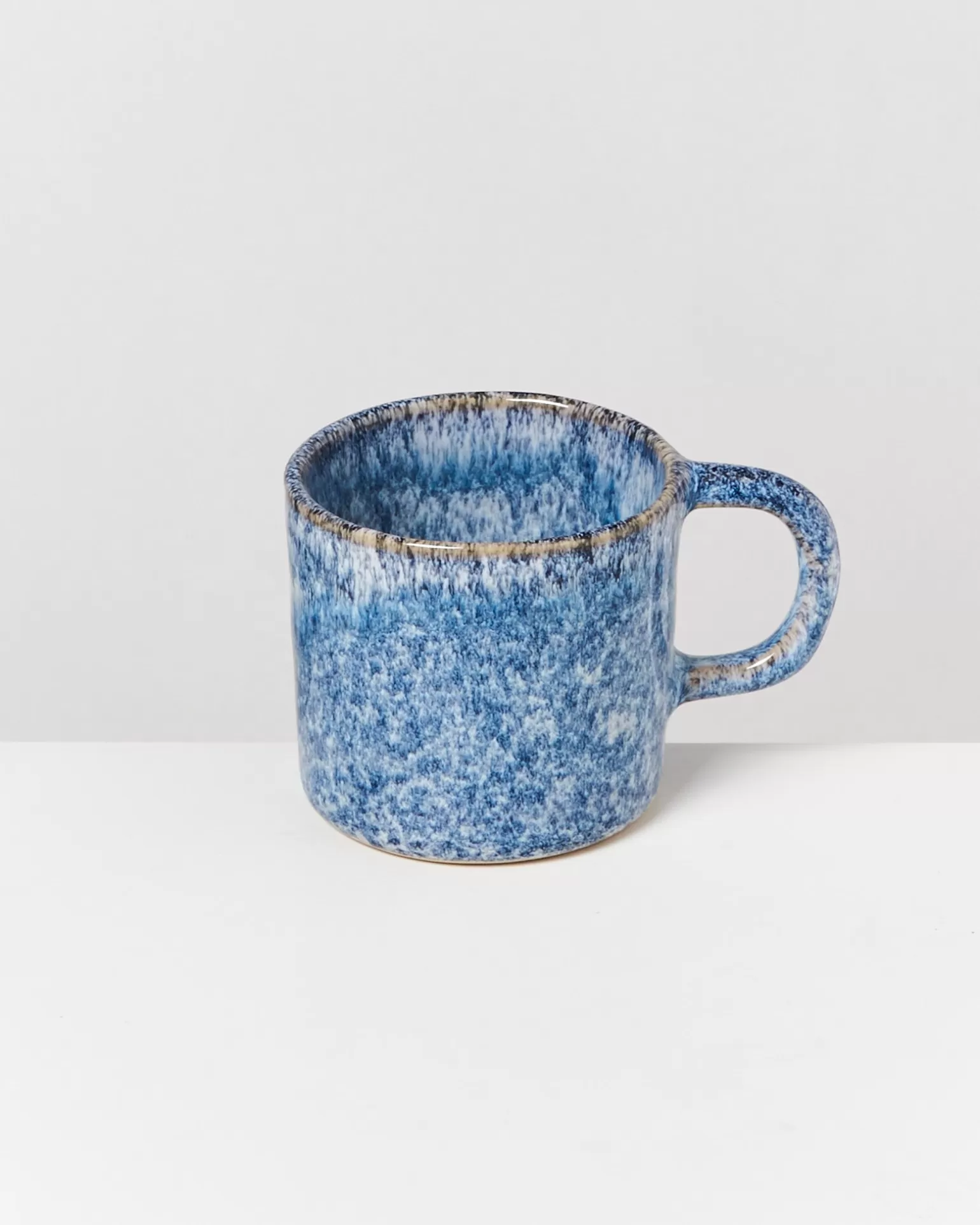 Juego de 6 Tazas Rústicas Azules con Motas - Colección Motel à Miio Cordoama