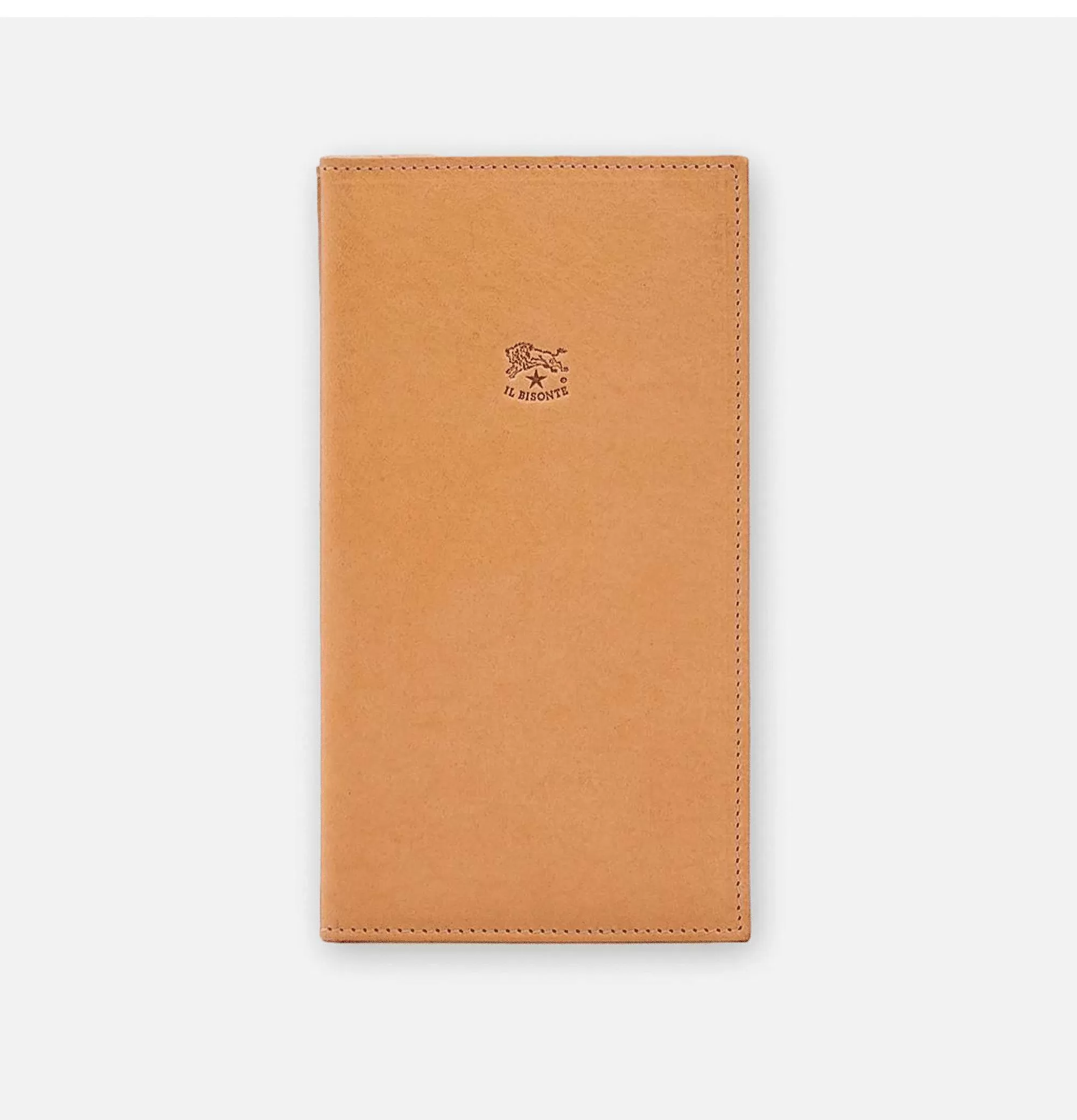 Portatarjetas de Cuero IL BISONTE - Marroquinería Elegante para Tarjetas de Crédito, Diseño Compacto y Funcional