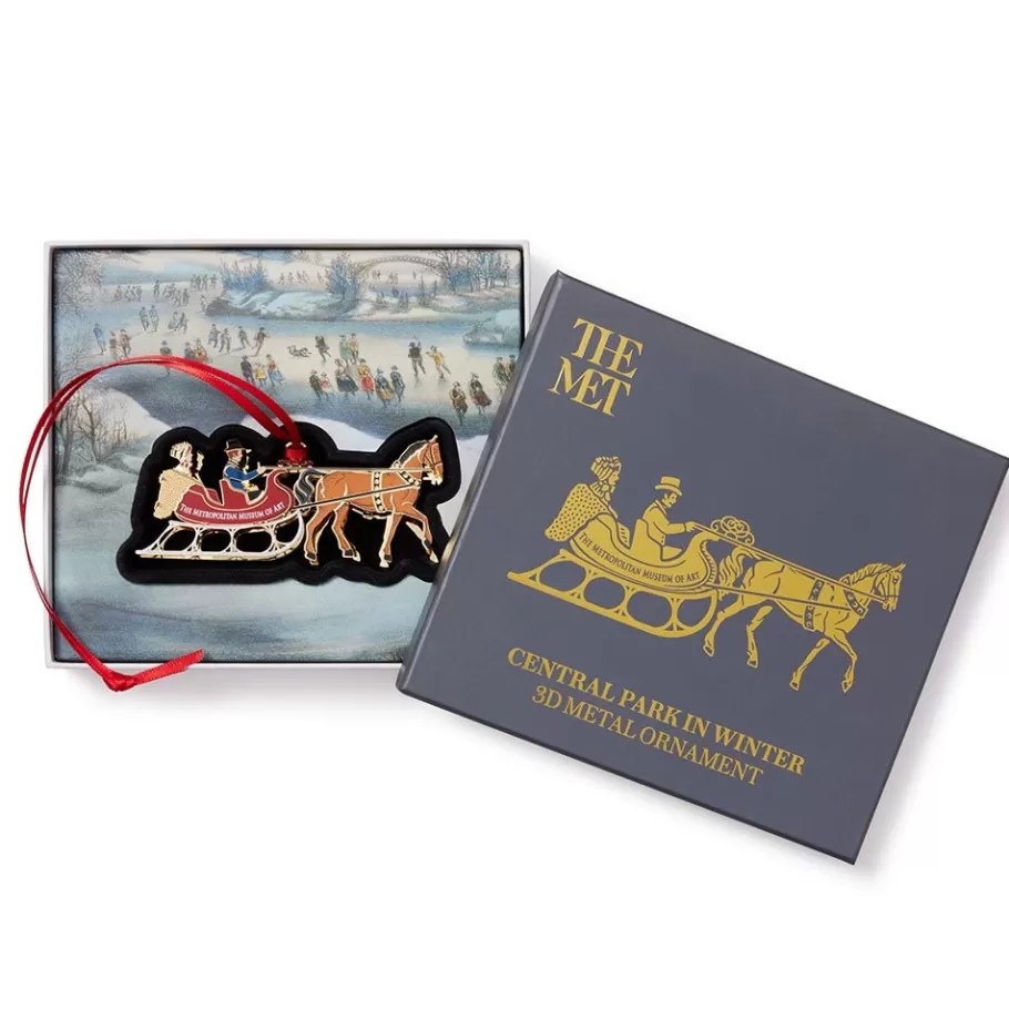 The Met Store Ornaments*Currier & Ives Winter Sleigh Ornament