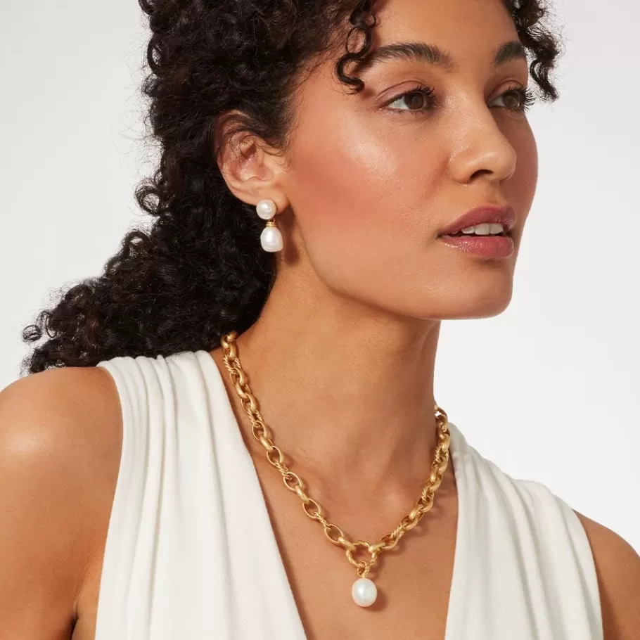 The Met Store Necklaces*Cypriot Twist Pearl Chain Pendant Necklace