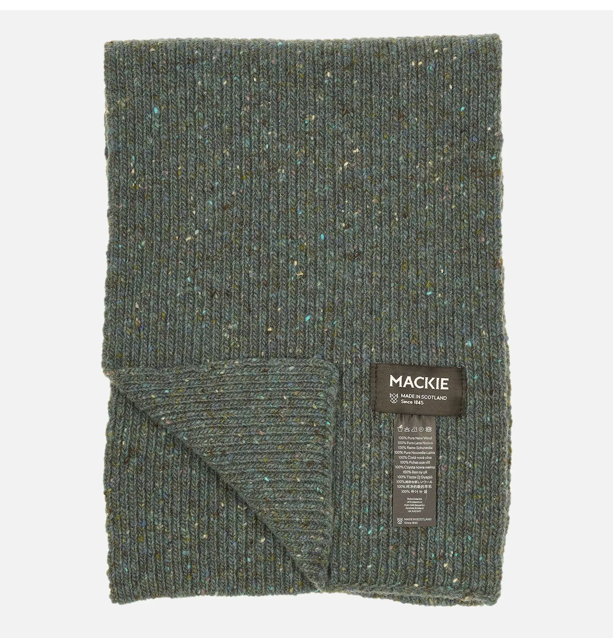 Bufanda Irlandesa Robert Mackie - Estilo Donegal en Lana Conic Neagh | Complementos de Invierno: Guantes de Punto, Gorros Artesanales y Accesorios de Temporada