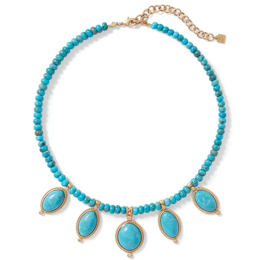 The Met Store Necklaces*Egyptian Hathor Turquoise Multi-Drop Necklace