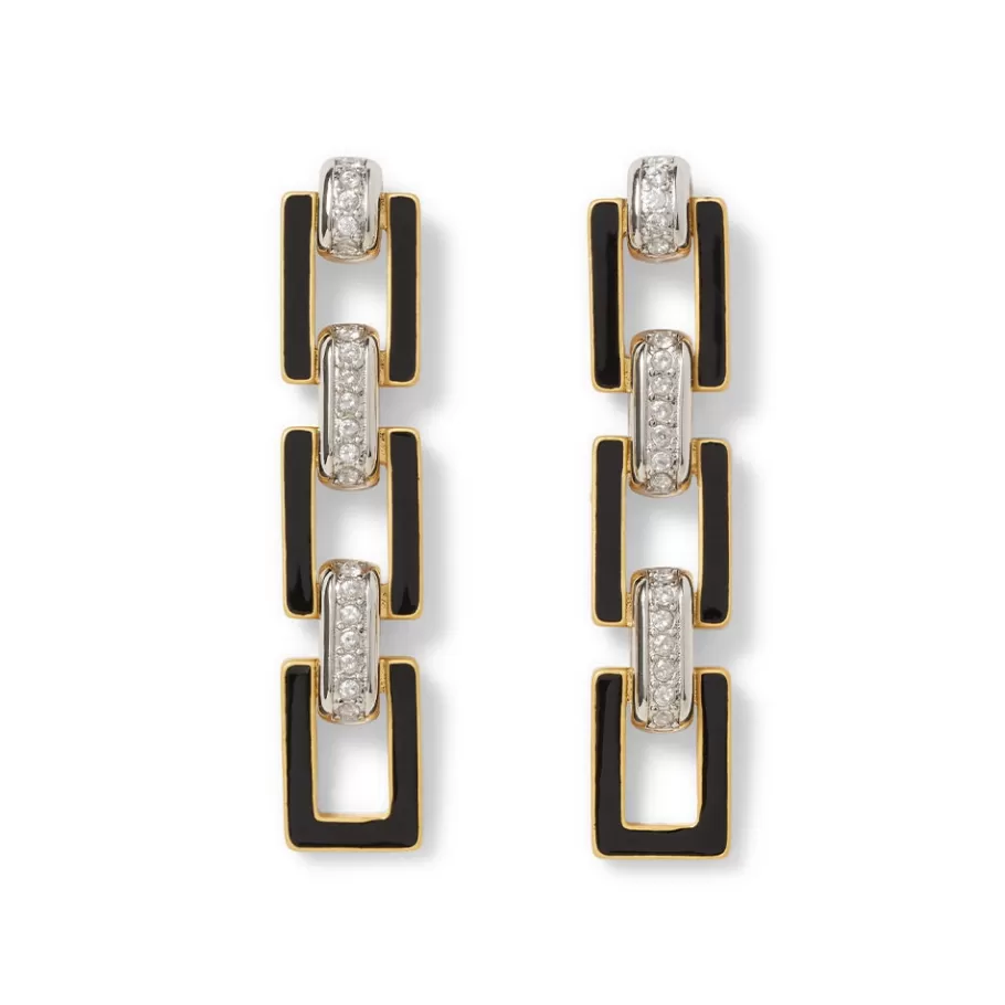 The Met Store Jewelry Sets*European Buckle Enamel Collar Necklace and Drop Earrings Set