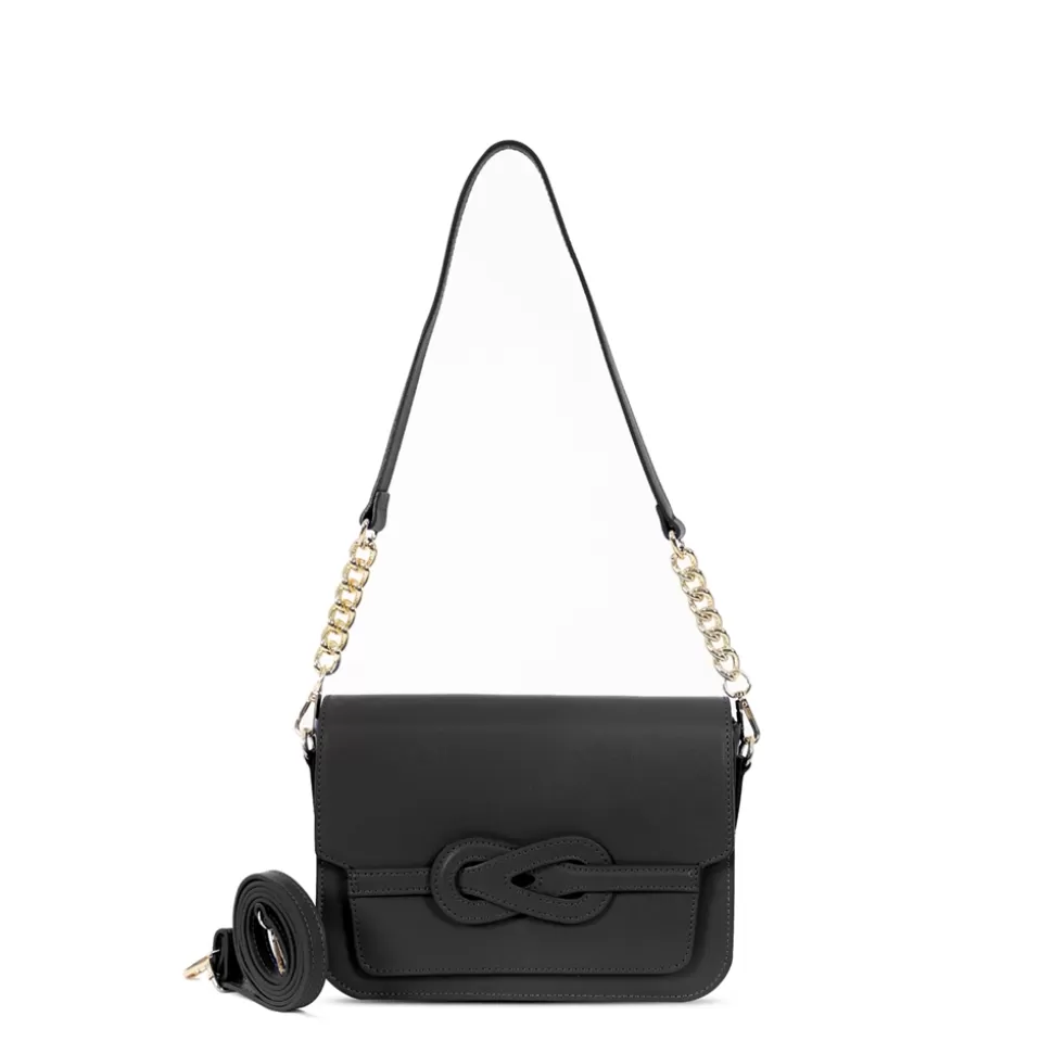 Bolso Bandolera Folli Follie en Cuero Premium con Tapa - Elegancia Práctica para Mujer
