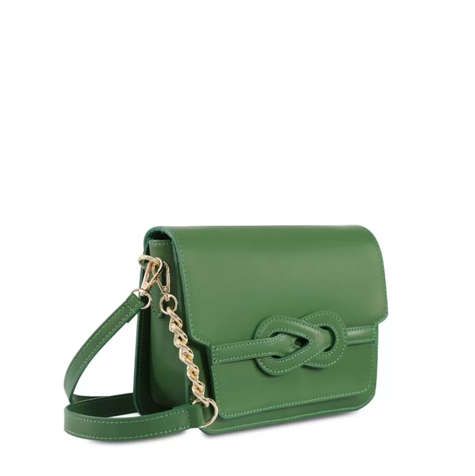 Folli Follie Bolso Bandolera para Mujer - Cuero Clásico con Tapa y Diseño Versátil
