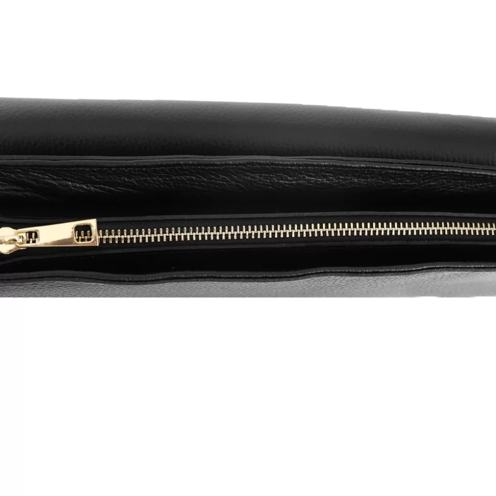 Folli Follie para Mujer: Bolso de Hombro Fascinante en Cuero Auténtico con Tapa y Diseño Premium