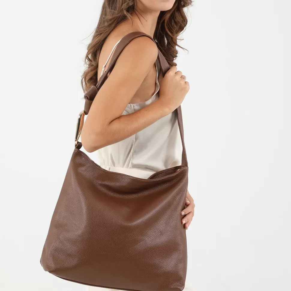 Bolso Bandolera Folli Follie Mujer - Cuero Premium con Cremallera, Diseño Elegante y Funcional