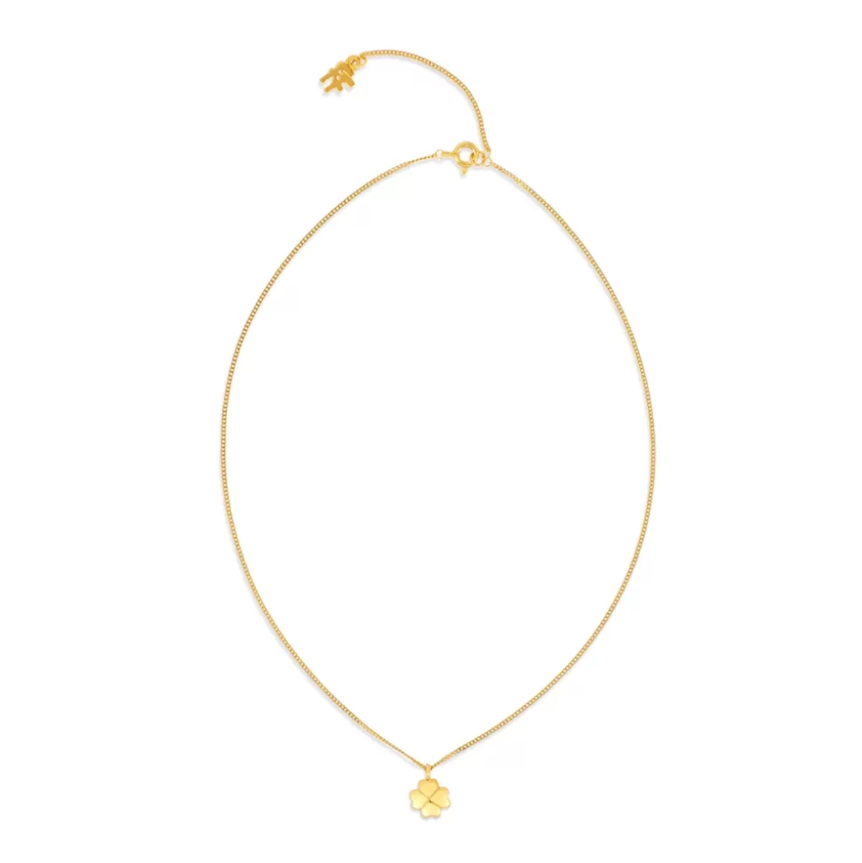Collar elegante para mujer con cadena dorada y motivo H4H - Diseño exclusivo Folli Follie by Fashionable.Me