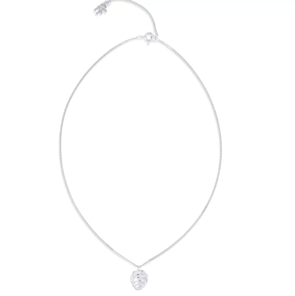 Collar Folli Follie Plata con Diseño de Panal - Cadena Bohemia para Mujer, Detalle Artesanal en Plata Estilizada