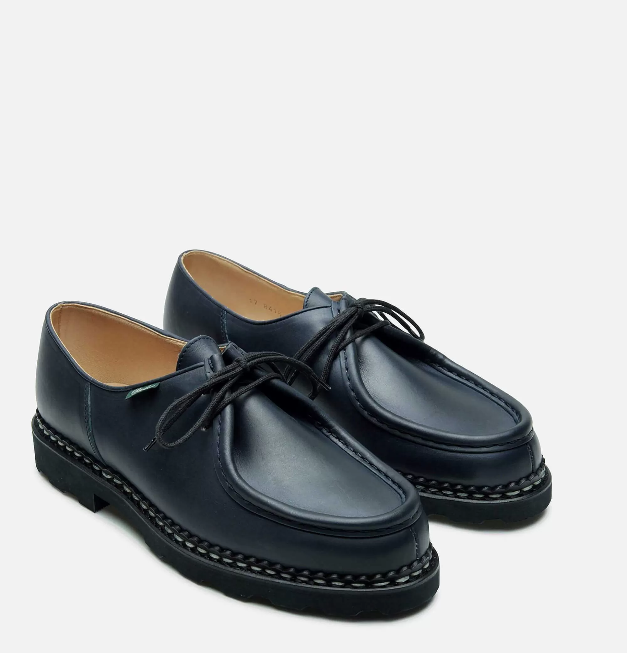PARABOOT Michael Noir - Zapatos de Mujer para Caminatas Elegantes y Duraderas