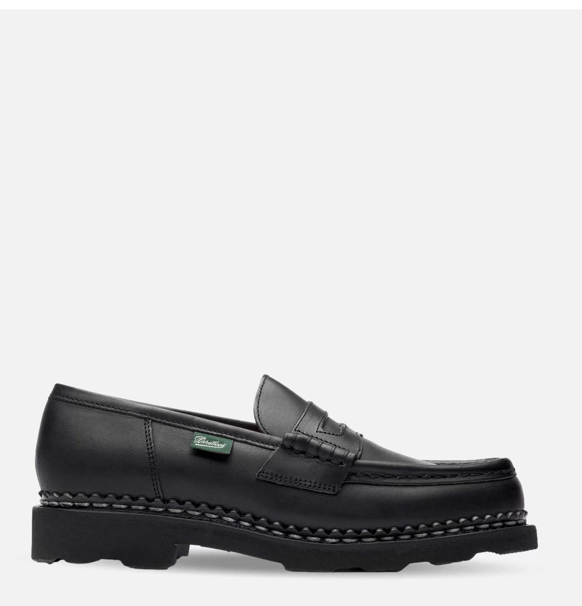 Mocasines Orsay de Cuero PARABOOT - Estilo Clásico en Negro para Mujer y Hombre