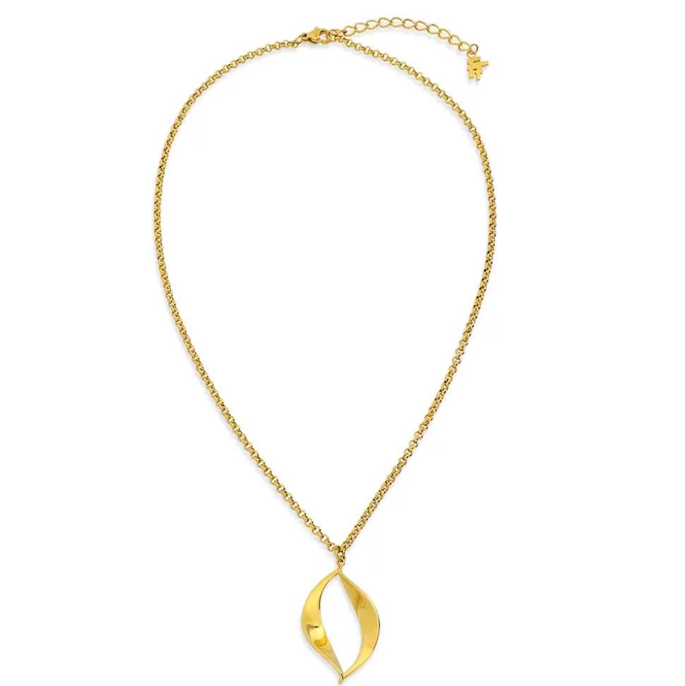 Collar Folli Follie Alma Ardiente - Diseño Corto en Oro Laminado para Mujer, Ajuste Perfecto y Estilo Único