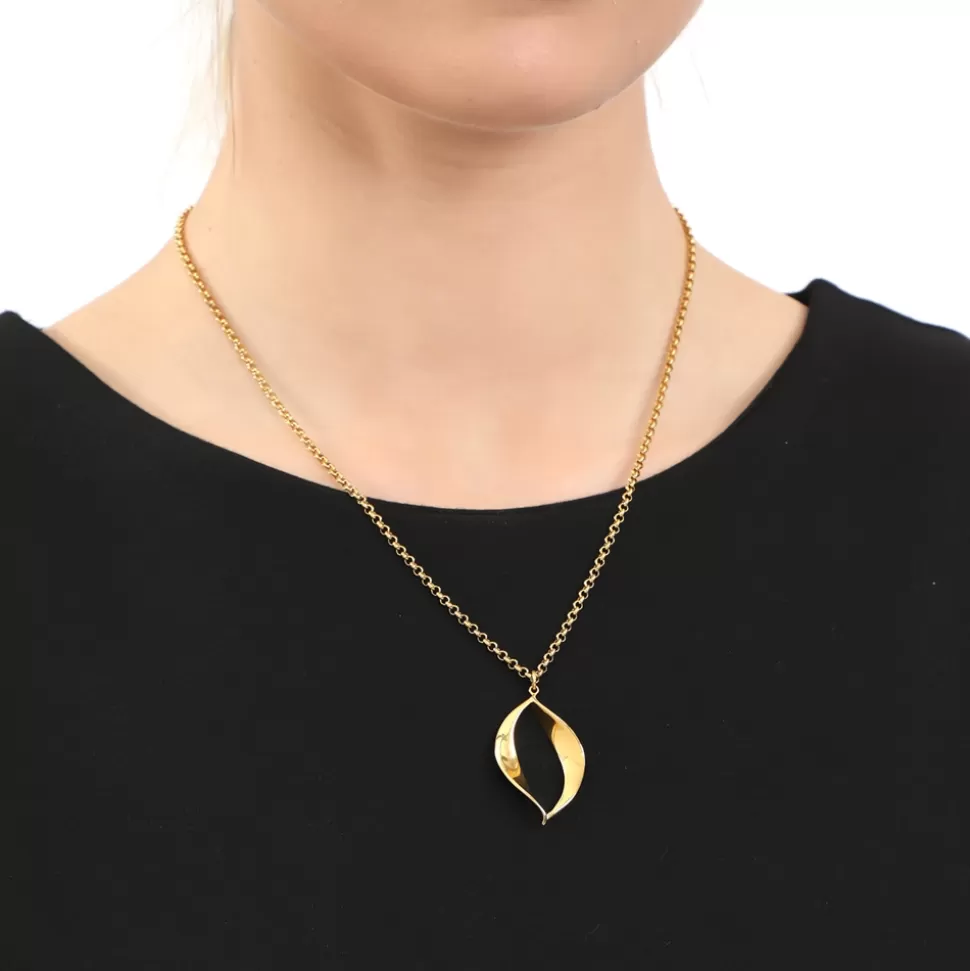 Collar Folli Follie Alma Ardiente - Diseño Corto en Oro Laminado para Mujer, Ajuste Perfecto y Estilo Único