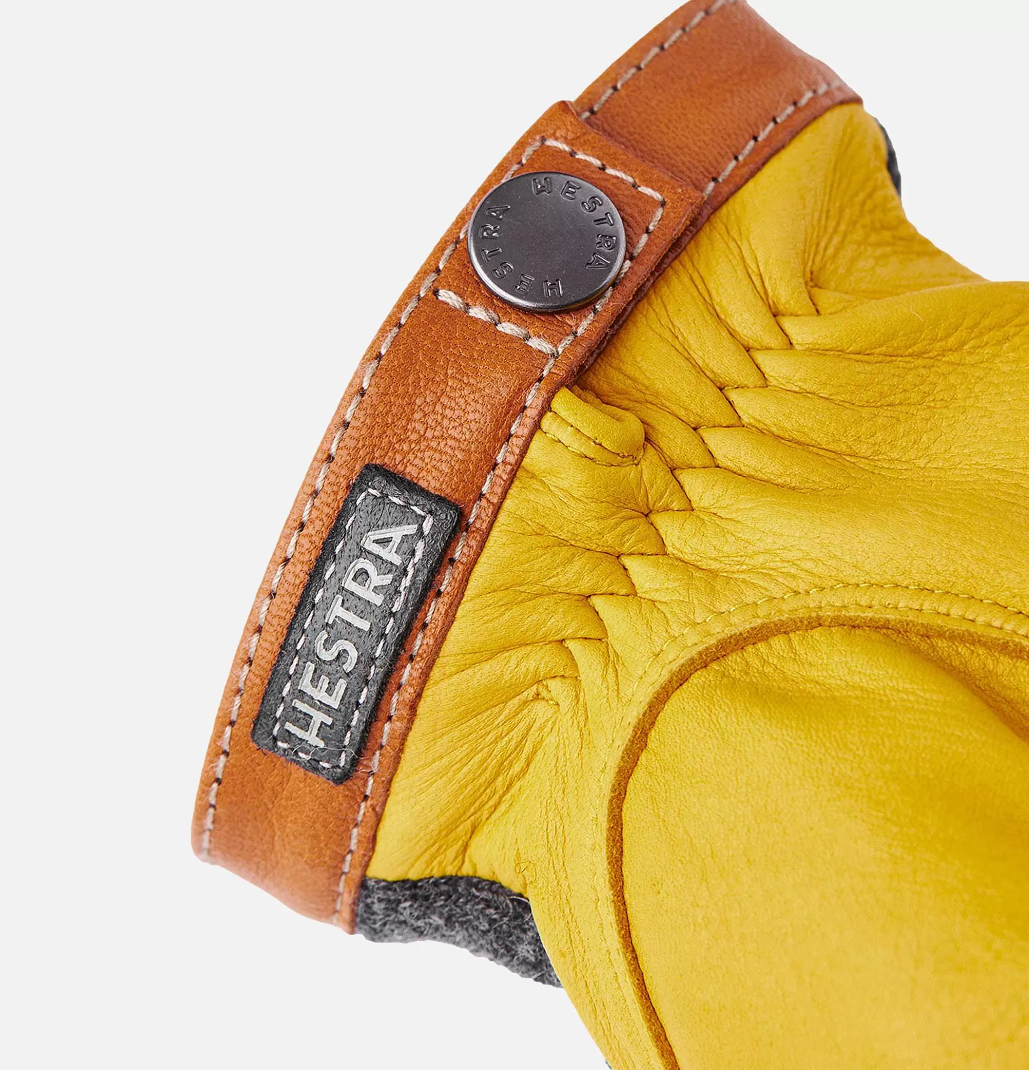Guantes Hestra Invierno - Piel de Ciervo con Forro Polar Gris Carbón · Accesorios Abrigados: Gorros de Lana y Bufandas Clásicas