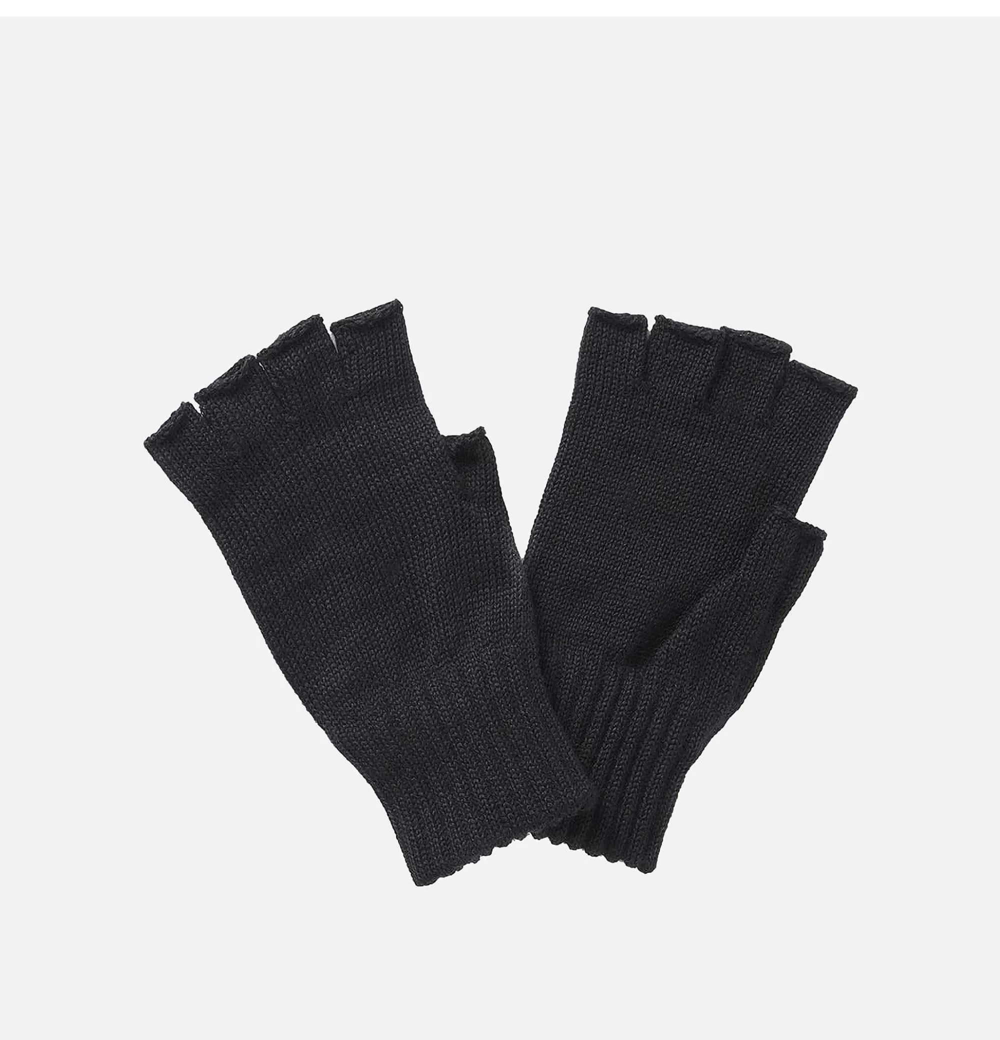 Guantes sin dedos BARBOUR en Negro Clásico • Conjunto de accesorios con gorros térmicos y bufandas tejidas