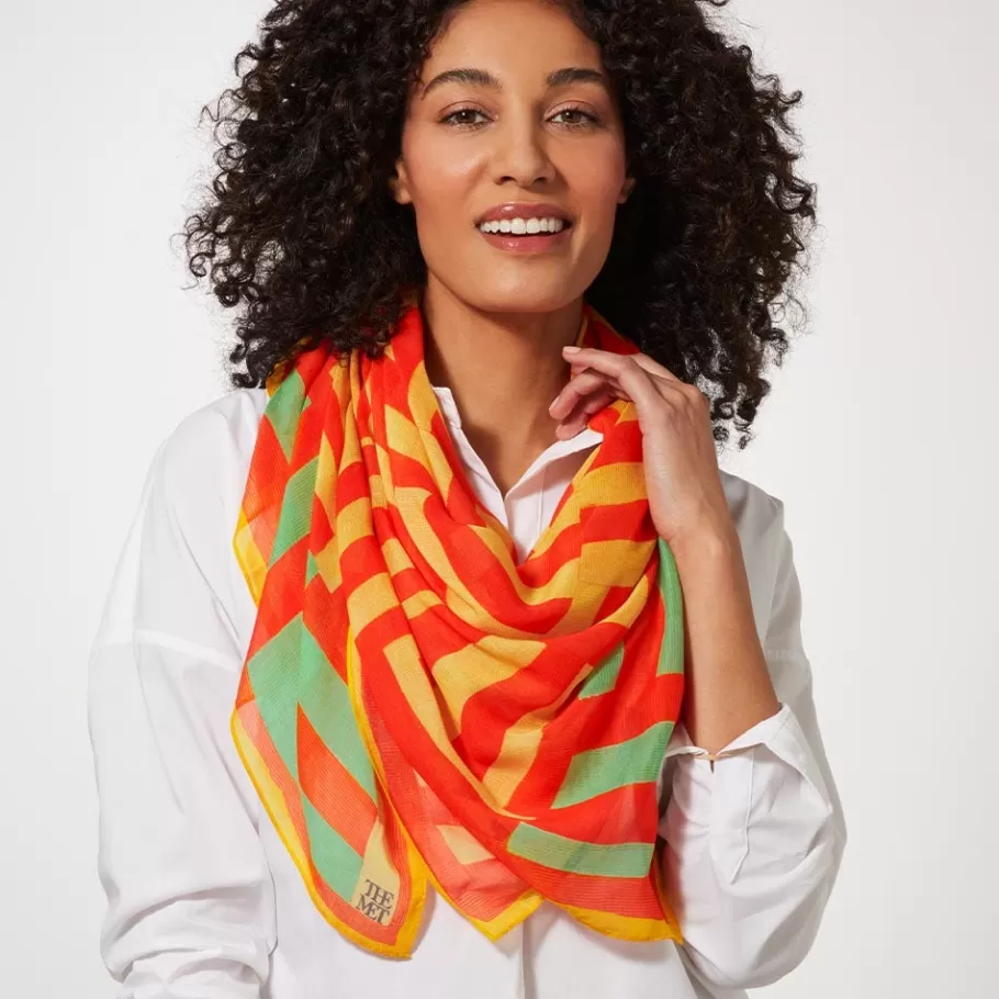 The Met Store Scarves & Wraps*Gee’s Bend Kennedy Basket-Weave Oversize Square Scarf