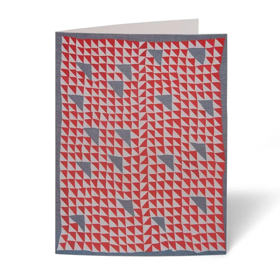 Tarjetas artesanales inspiradas en los edredones de Gee's Bend - Colección exclusiva de The Met 

（，