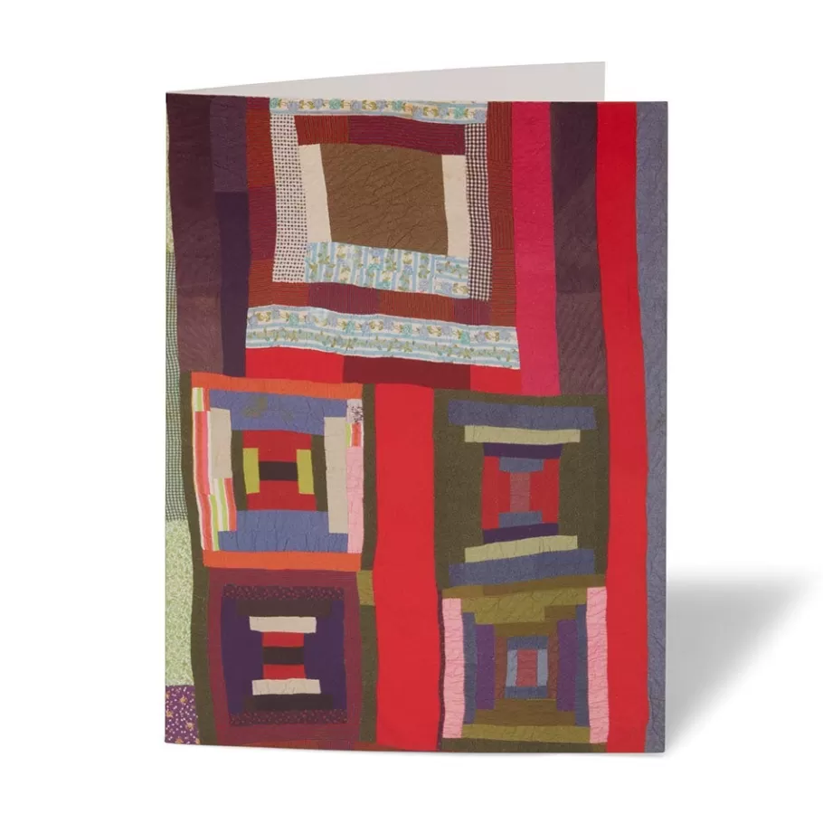 Tarjetas artesanales inspiradas en los edredones de Gee's Bend - Colección exclusiva de The Met 

（，