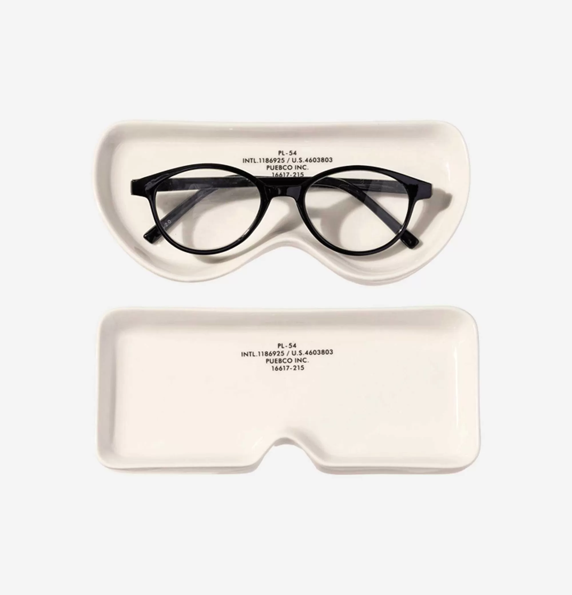 Bandeja Redonda PUEBCO para Gafas - Diseño Minimalista con Toque Francés · Organiza tus Accesorios con Estilo · Acabado Duradero en Colección Maison