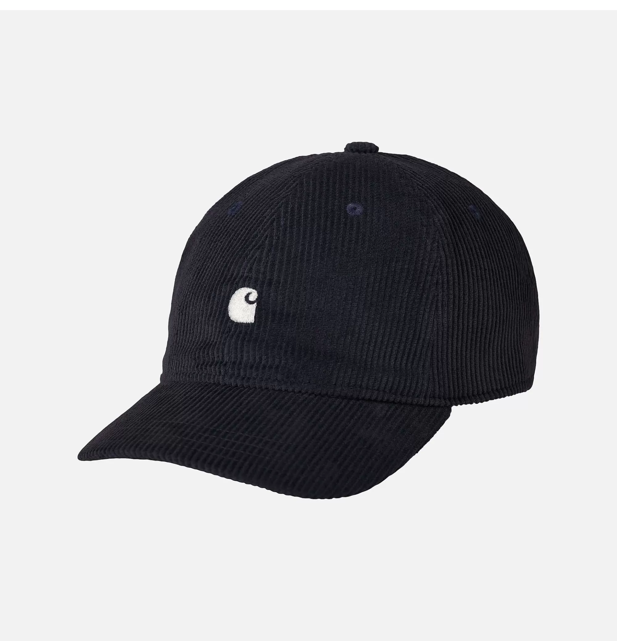 Gorra CARHARTT WIP Harlem en Tela de Cordón Azul Marino Oscuro - Estilo Urbano para Hombre